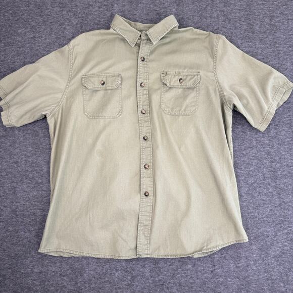 Wrangler Other - Wrangler Men's Short Sleeve Woven Button Down Shirt Men's XL Relaxed Fit Casual